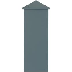 SafePost 110PZ vrijstaande XXL brievenbus met profielcilinderslot staal - antracietgrijs