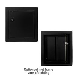 Logixbox Flexybox brievenbusdeurtje los - zwart