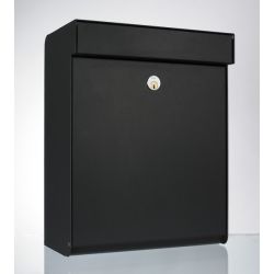 Design brievenbus Allux Grundform zwart