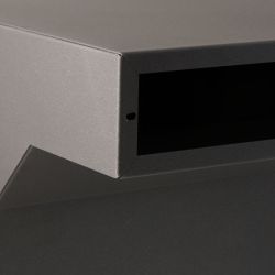 STOER! Flexibele postinbouwkast antraciet 35-50cm