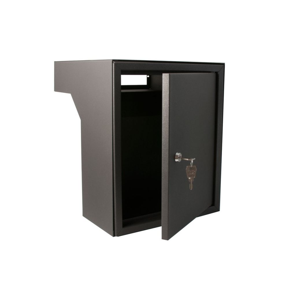 STOER! Flexibele postinbouwkast antraciet 35-50cm