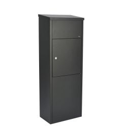 Pakketbrievenbus Allux 600 zwart