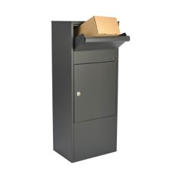 Pakketbrievenbus Allux 800 antraciet