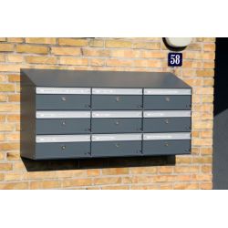 Systeembrievenbus Allux PC2 voor/voor