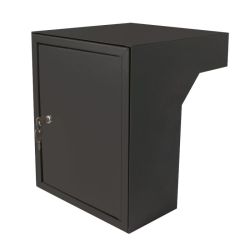 STOER! Flexibele postinbouwkast zwart 40-55cm