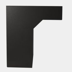STOER! Flexibele postinbouwkast zwart 40-55cm