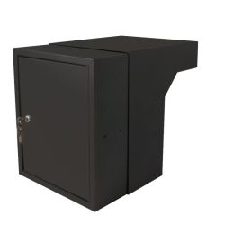 STOER! Flexibele postinbouwkast zwart 40-55cm