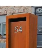 Cortenstaal brievenbussen